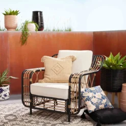 Tracey Boyd Global Wicker Chair -Outdoor Corner Shop tracey boyd global wicker chair 5