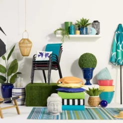 Tracey Boyd Tonala Birds Outdoor Throw Pillow, 13x18 -Outdoor Corner Shop tracey boyd tonala birds outdoor throw pillow 13x18 3