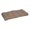 Tristin Acorn Premium Outdoor Wicker Settee Cushion