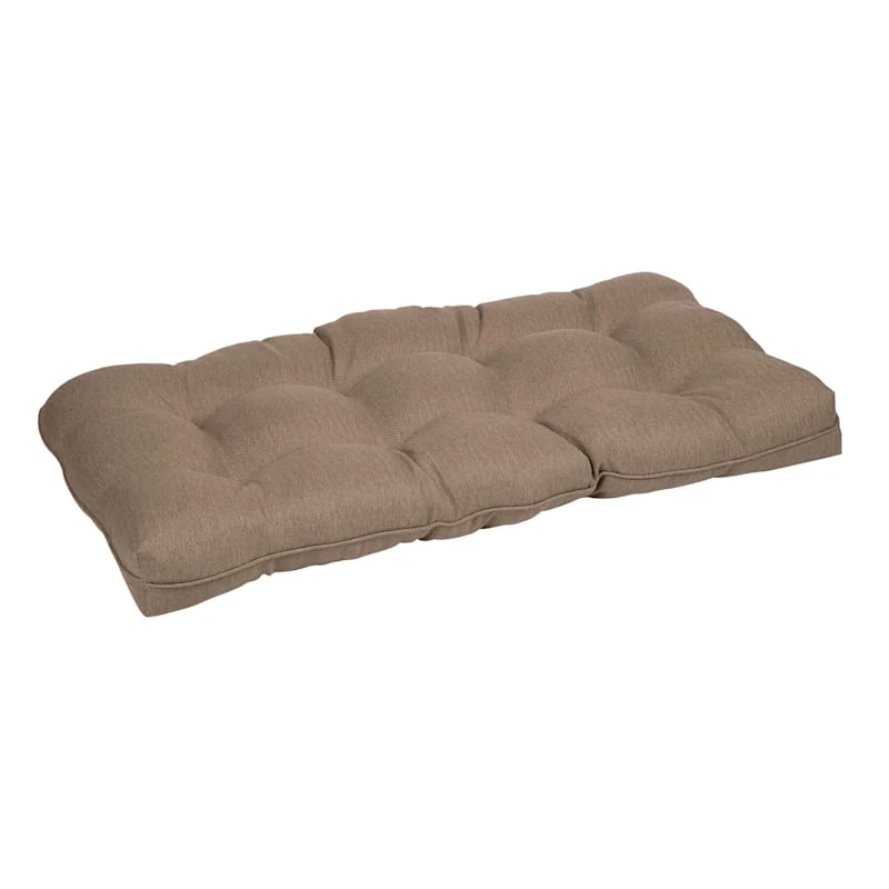Tristin Acorn Premium Outdoor Wicker Settee Cushion 1 Tristin Acorn Premium Outdoor Wicker Settee Cushion