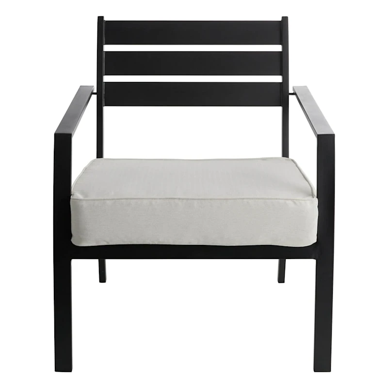 Tristin Heather White Outdoor Gusseted Deep Seat Cushion 2 Tristin Heather White Outdoor Gusseted Deep Seat Cushion - Image 2