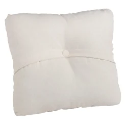 Tristin Heather White Premium Tufted Outdoor Back Cushion