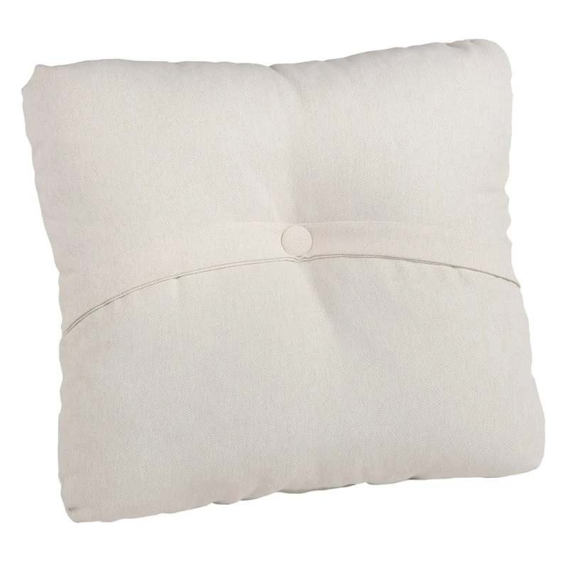 Tristin Heather White Premium Tufted Outdoor Back Cushion 1 Tristin Heather White Premium Tufted Outdoor Back Cushion