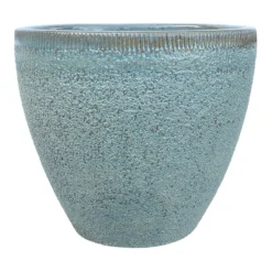 Ty Pennington Blue Rocky Planter, Medium