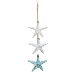 Ty Pennington Hanging Starfish Trio Outdoor Wall Decor, 15"
