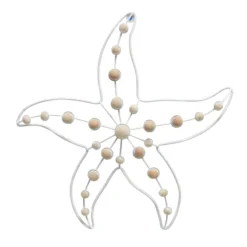 Ty Pennington Wooden Beaded Starfish Outdoor Wall Decor, 15"