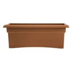Veranda Rectangle Deck Box Planter, 26"