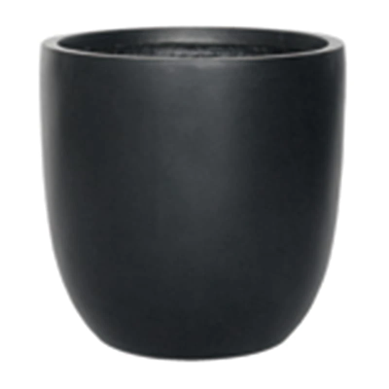 Warrenton Black Egg-Shaped Planter, 11" 1 Warrenton Black Egg-Shaped Planter, 11"