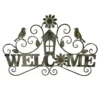 Welcome Birds Outdoor Wall Sign, 28"
