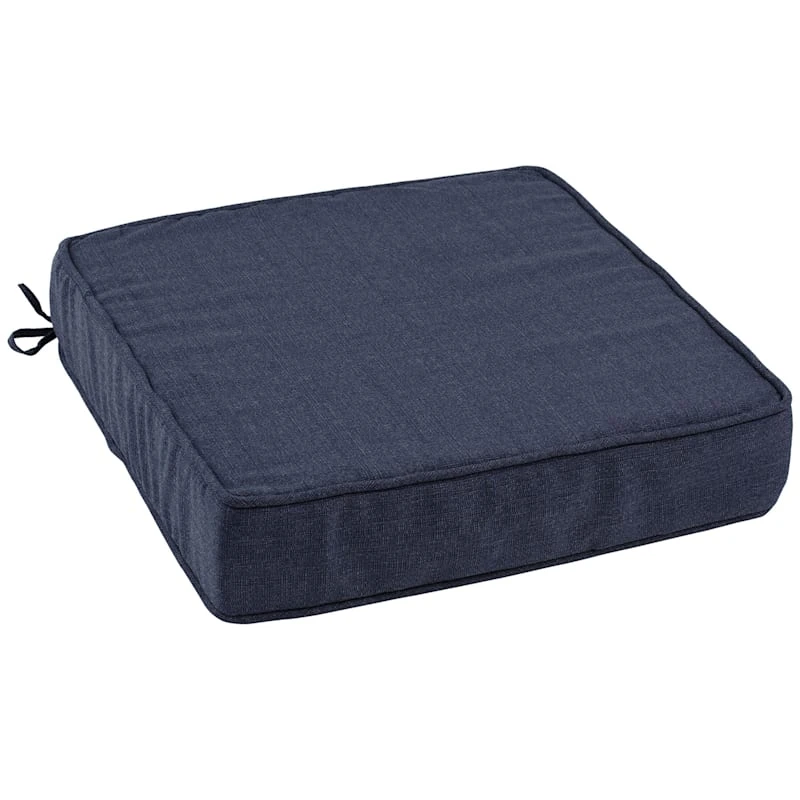 Wheaton Midnight Blue Premium Gusseted Outdoor Deep Seat Cushion 1 Wheaton Midnight Blue Premium Gusseted Outdoor Deep Seat Cushion