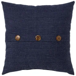Wheaton Midnight Premium Outdoor Throw Pillow, 18"