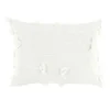 White Clifton Knots Outdoor Throw Pillow
