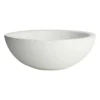 White Terrazzo-Look Bowl Planter, Medium