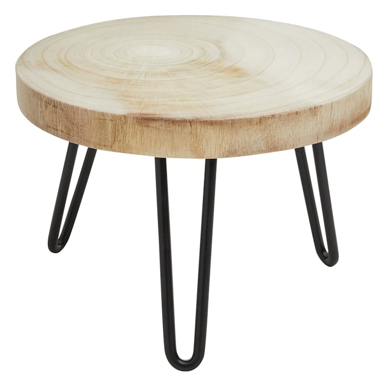 Wooden Plant Stand, 10" 1 Wooden Plant Stand, 10"