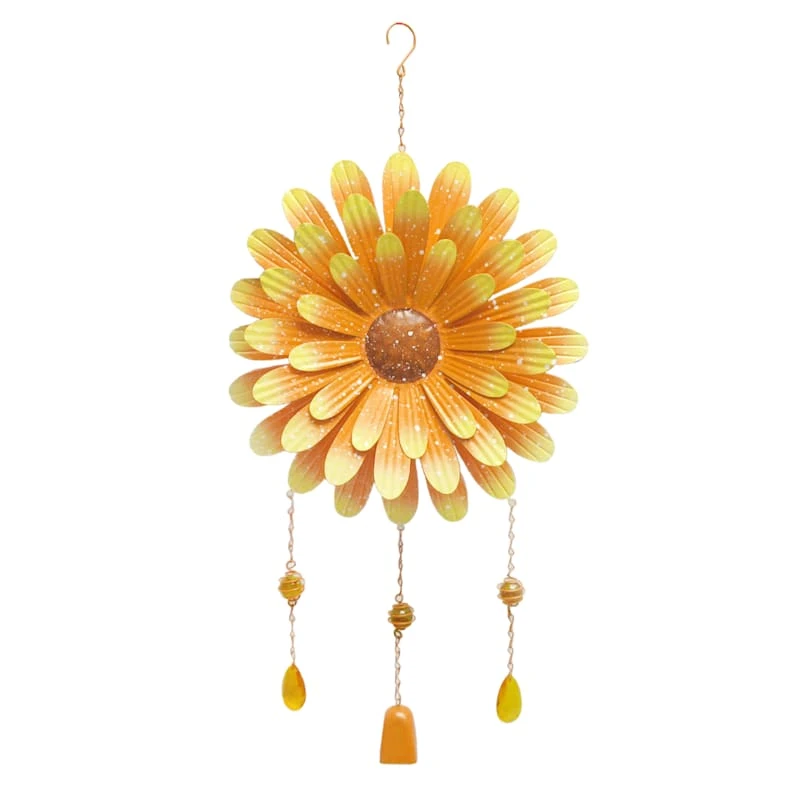 Yellow Flower Suncatcher Wind Chime 1 Yellow Flower Suncatcher Wind Chime