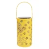 Yellow LED Butterfly Cutout Lantern With Timer, 7.7"