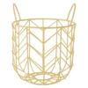 Yellow Metal Wire Storage Basket, 9"