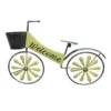 Yellow Welcome Bike Outdoor Wall Planter, 16"